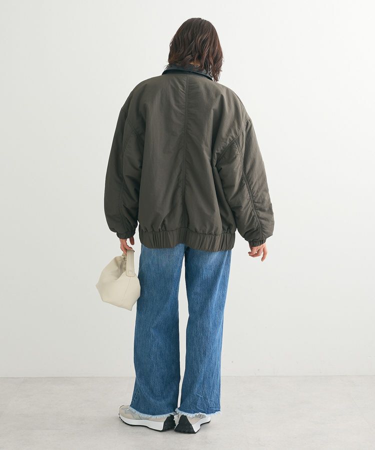 Green Parks「・ELENCARE DUE フェイクレザーエリブルゾン」|ブルゾン・スタジャン|