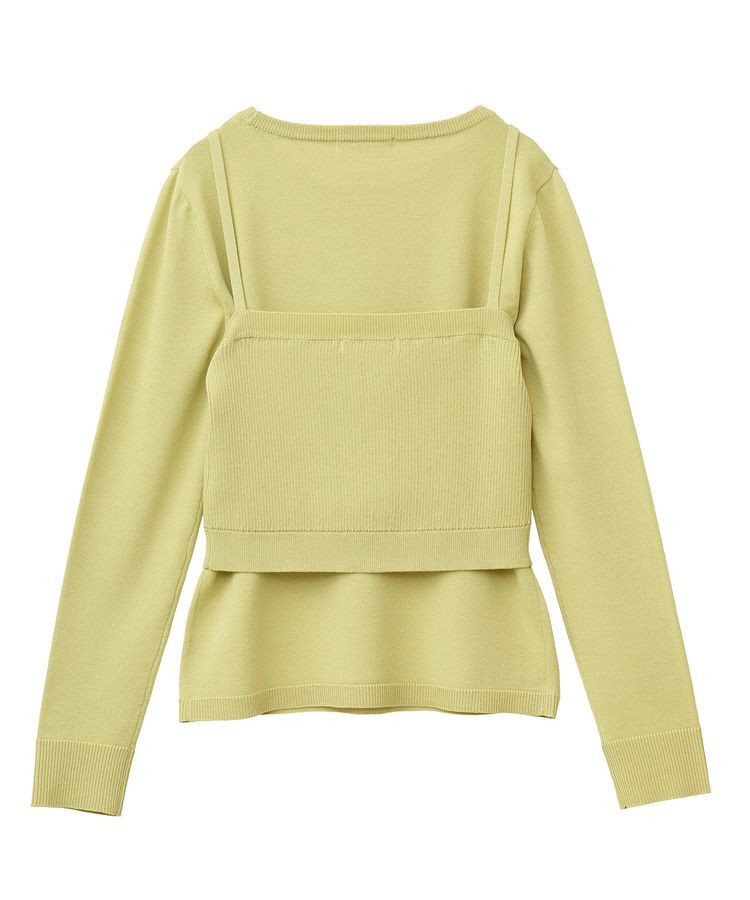 Green Parks「SET2点ニットキャミビスチェ＋プルオーバー」|ニット・セーター|