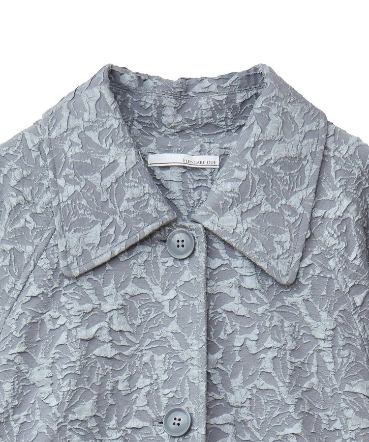 Green Parks「・ELENCARE DUE ジャカードステンカラーコート」|ステンカラーコート|