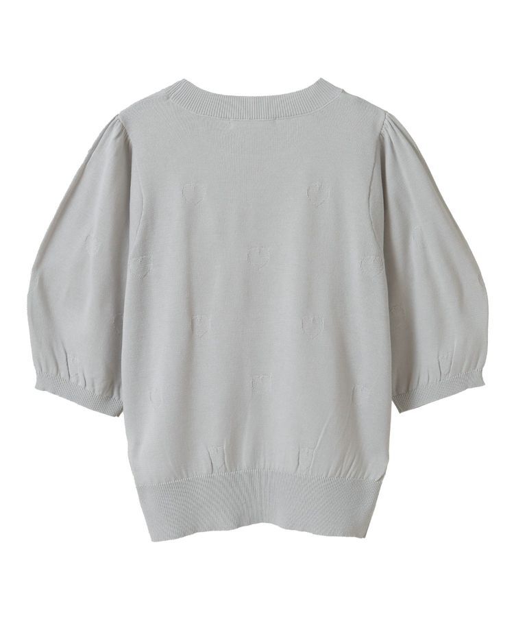 Green Parks「・swing by ハート柄クルーニット」|ニット・セーター|