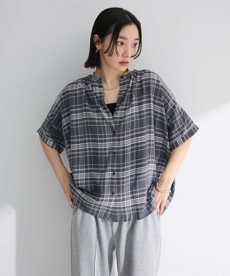 Green Parks「アソート柄さらっとレーヨンブラウス」|シャツ・ブラウス|