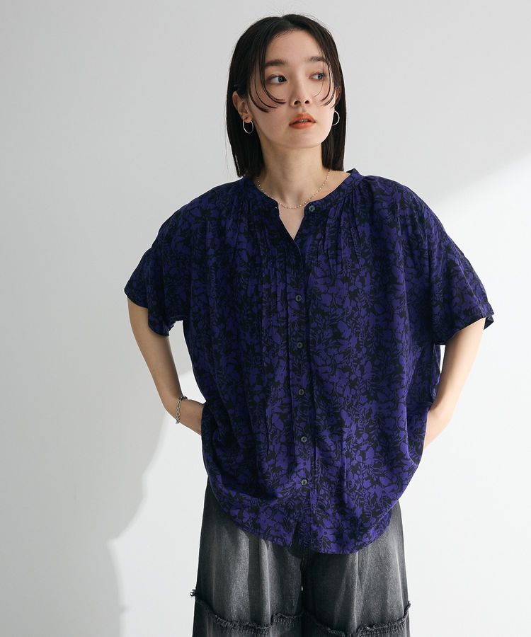 Green Parks「アソート柄さらっとレーヨンブラウス」|シャツ・ブラウス|