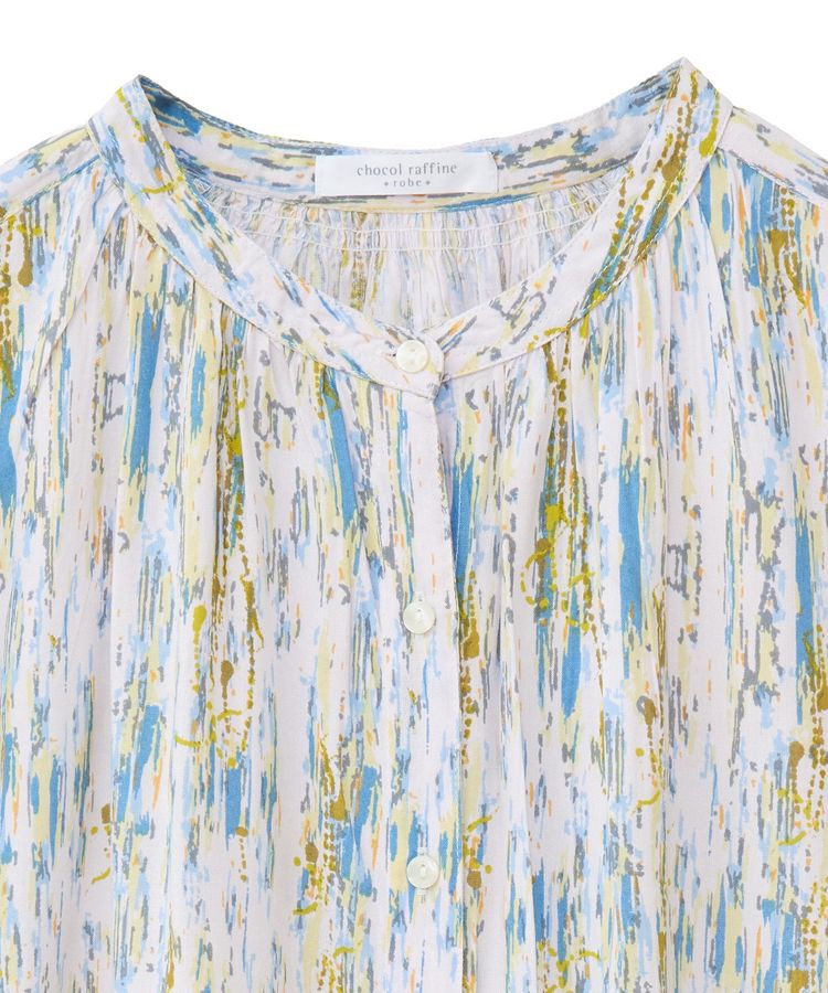 Green Parks「アソート柄さらっとレーヨンブラウス」|シャツ・ブラウス|