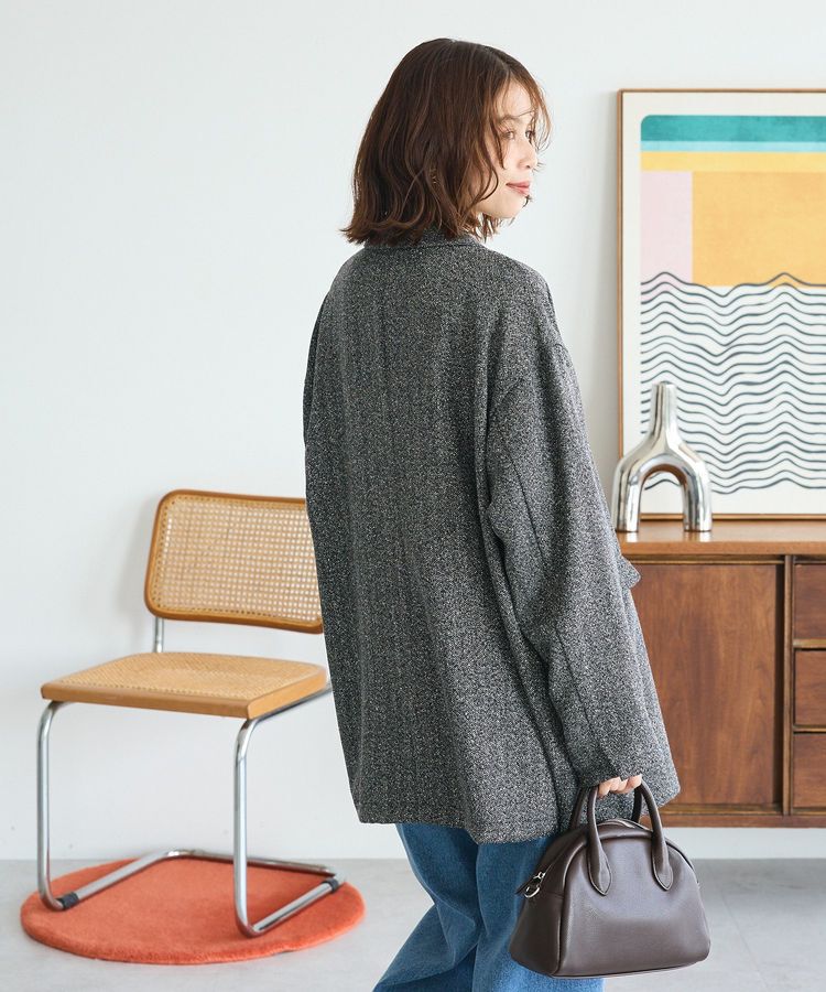 Green Parks「ツイードWオーバージャケット」|テーラードジャケット|