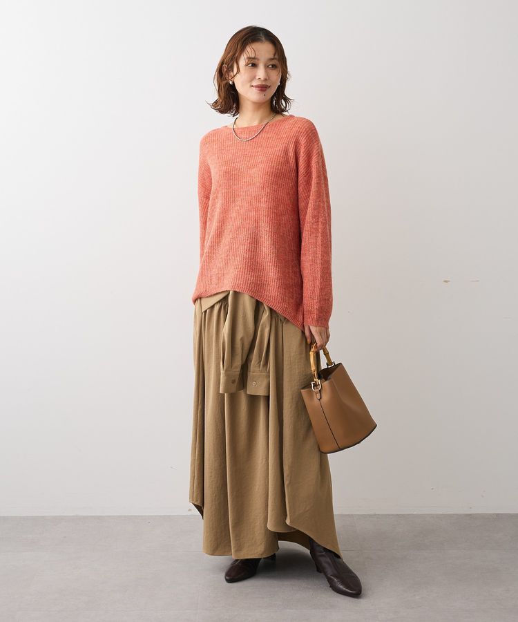 Green Parks「シアーゆったりニットプルオーバー」|ニット・セーター|