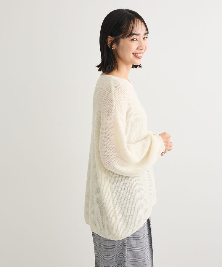 Green Parks「シアーゆったりニットプルオーバー」|ニット・セーター|