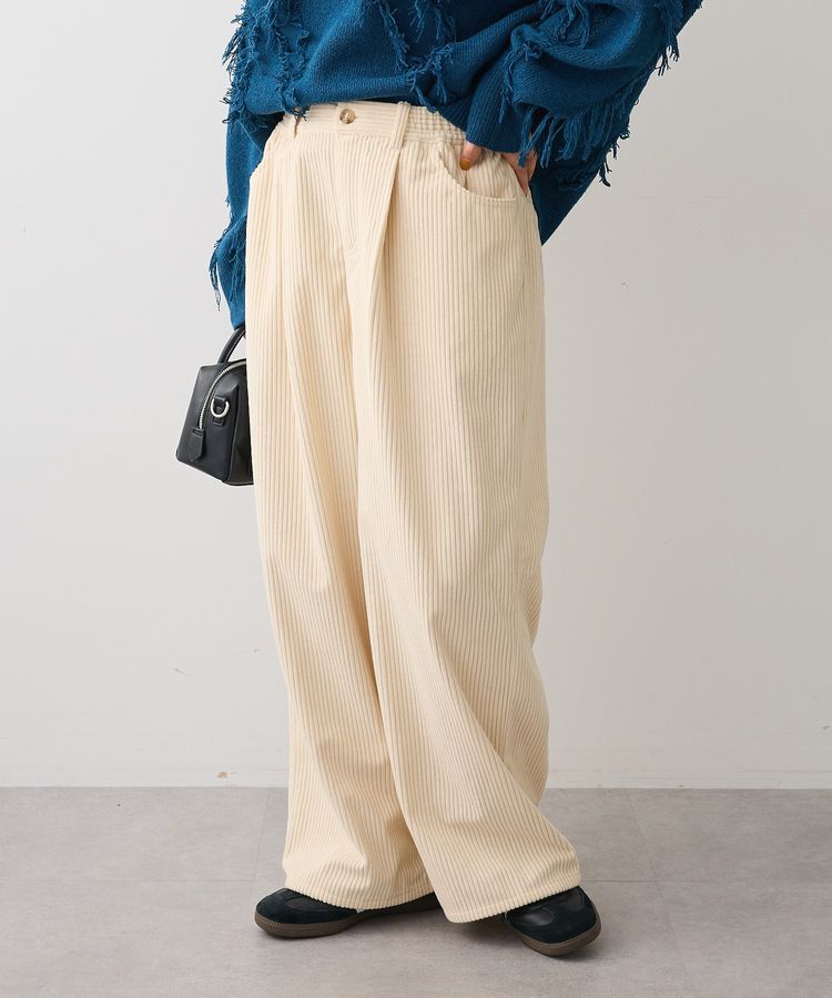 Green Parks「太畝コーデュロイカラーパンツ」|その他|Ivory