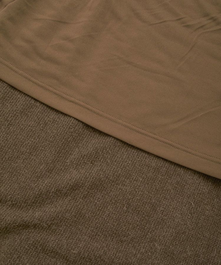 Green Parks「楽ちんシャギーIラインスカート」|タイト|