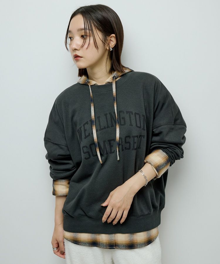 armonia「オーバーサイズロゴ裏毛プルオーバー」|スウェット・ジャージ|