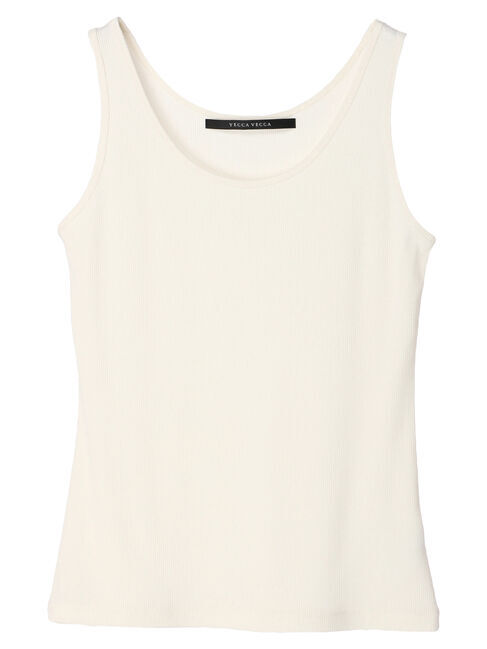 YECCA VECCA「リブタンクトップ」|インナー|