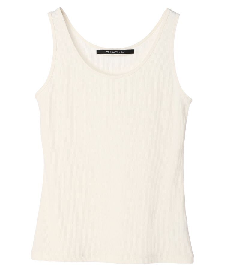YECCA VECCA「リブタンクトップ」|インナー|