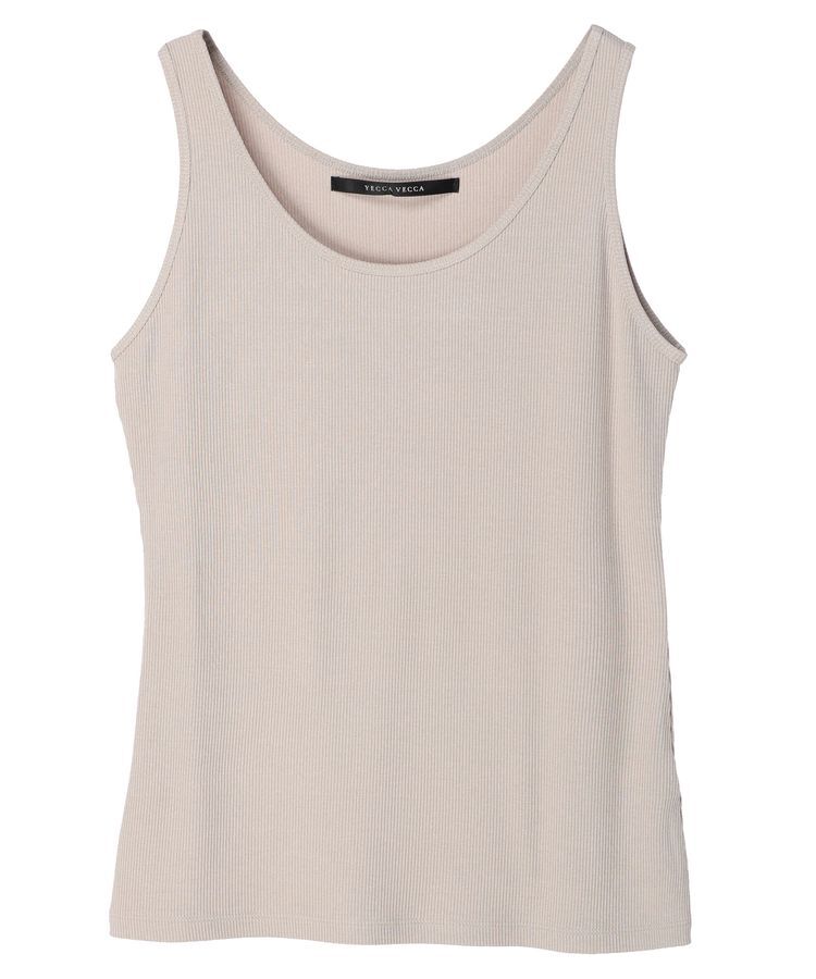 YECCA VECCA「リブタンクトップ」|インナー|