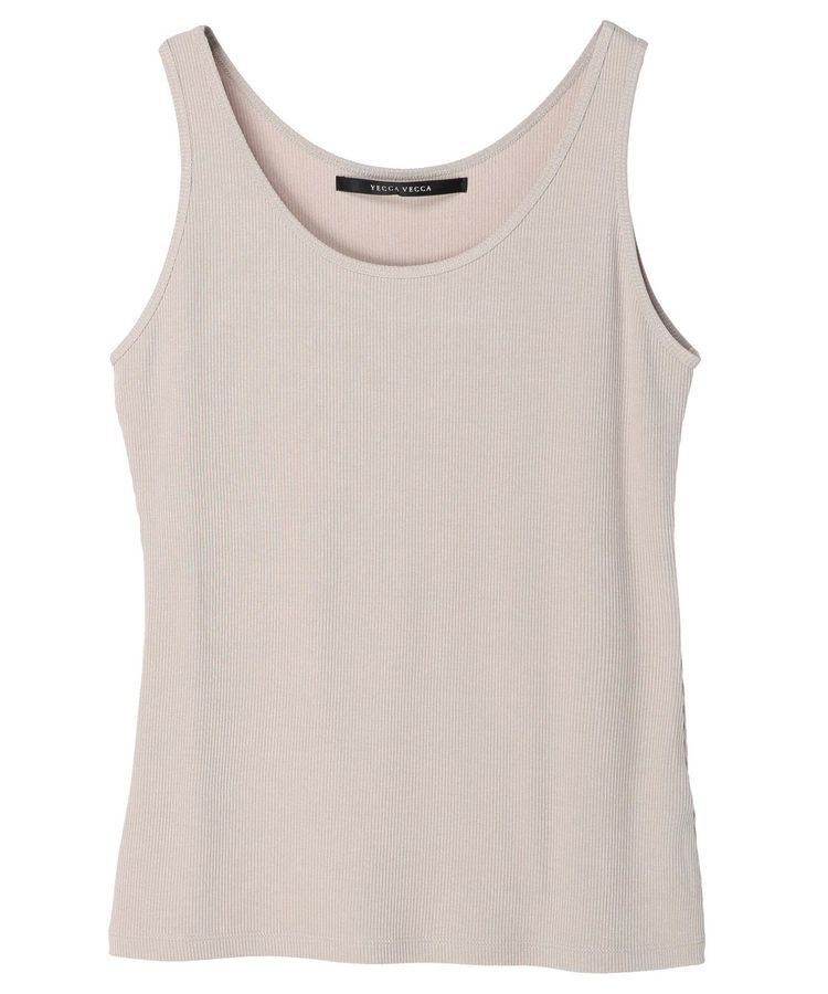 YECCA VECCA「リブタンクトップ」|インナー|