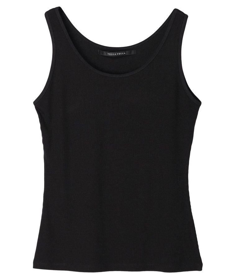 YECCA VECCA「リブタンクトップ」|インナー|