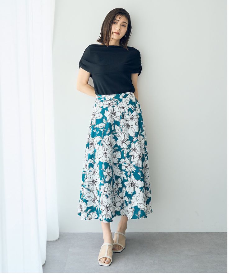 YECCA VECCA「シャーリングオフショルニット」|ニット・セーター|