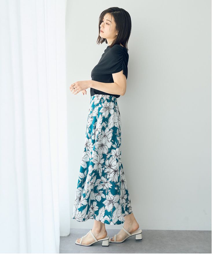 YECCA VECCA「シャーリングオフショルニット」|ニット・セーター|