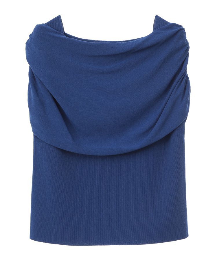 YECCA VECCA「シャーリングオフショルニット」|ニット・セーター|