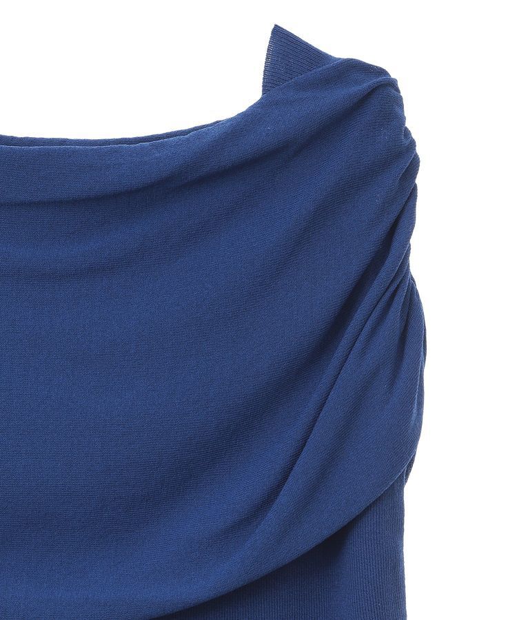 YECCA VECCA「シャーリングオフショルニット」|ニット・セーター|