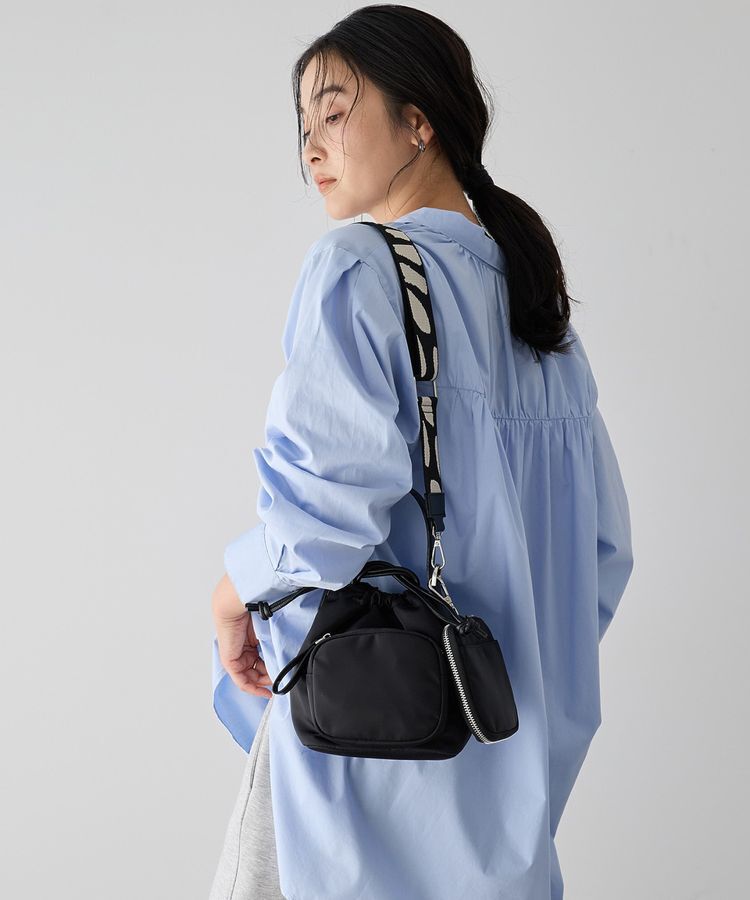 YECCA VECCA「【cache cache】アクセポーチ付きナイロントート」|トートバッグ|