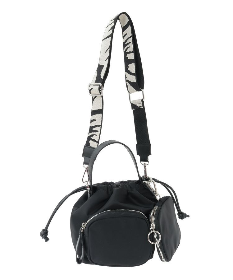 YECCA VECCA「【cache cache】アクセポーチ付きナイロントート」|トートバッグ|