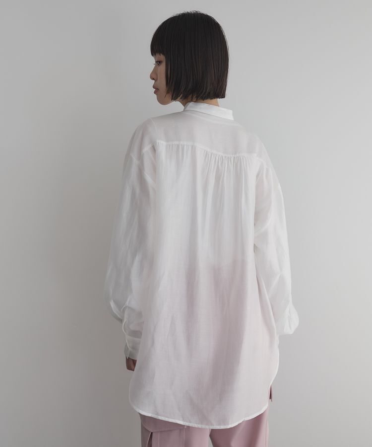 GARAGE OF GOOD CLOTHING「シアーバンドカラーシャツ」|シャツ・ブラウス|