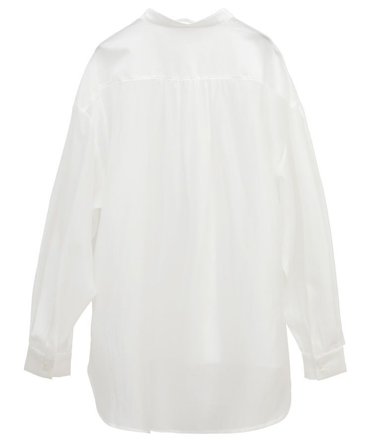 GARAGE OF GOOD CLOTHING「シアーバンドカラーシャツ」|シャツ・ブラウス|