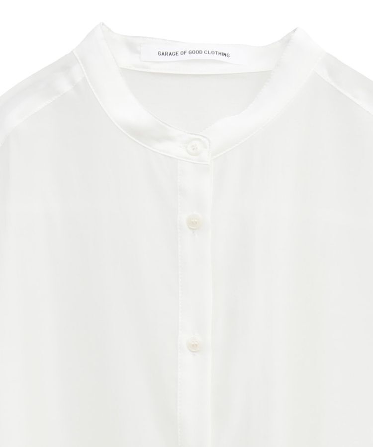 GARAGE OF GOOD CLOTHING「シアーバンドカラーシャツ」|シャツ・ブラウス|