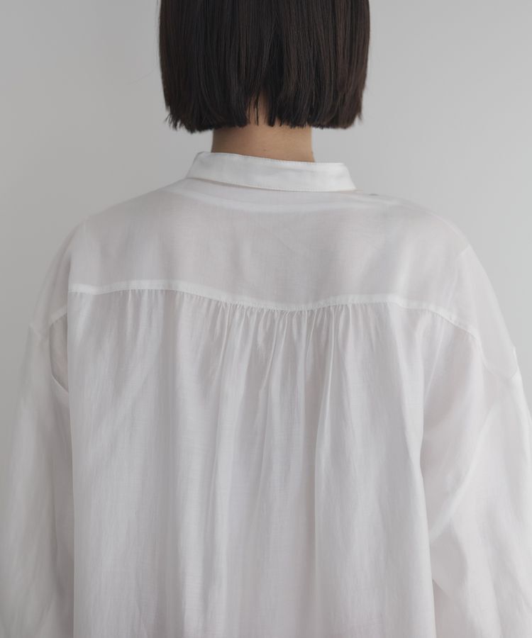 GARAGE OF GOOD CLOTHING「シアーバンドカラーシャツ」|シャツ・ブラウス|