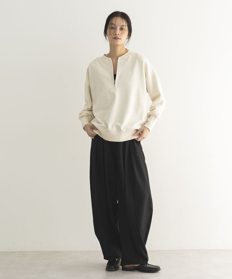 GARAGE OF GOOD CLOTHING「【日本製】リブ付きファスナープルオーバー」|スウェット・ジャージ|