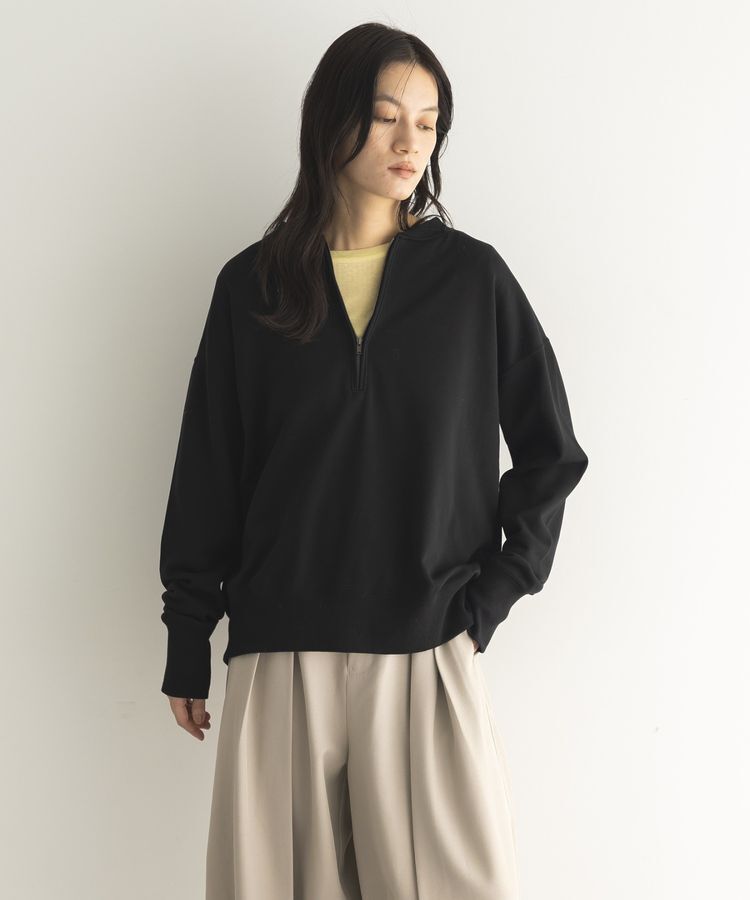 GARAGE OF GOOD CLOTHING「【日本製】リブ付きファスナープルオーバー」|スウェット・ジャージ|