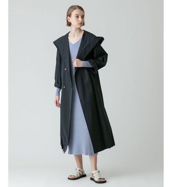 allureville「キュプラコットンリブタイトワンピース」|ワンピース|