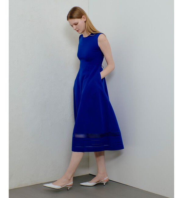 allureville「◇ウエストマークリブワンピース」|ワンピース|