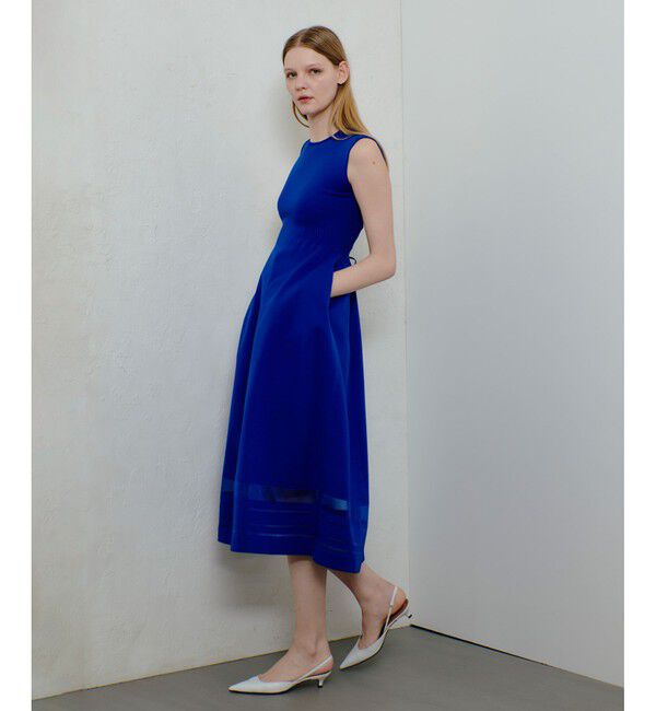 allureville「◇ウエストマークリブワンピース」|ワンピース|