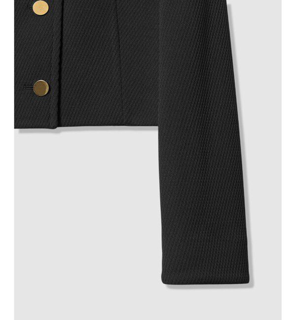 allureville「ダンボールジャージノーカラージャケット」|ノーカラージャケット|