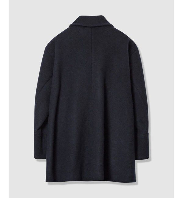 allureville「パイルメルトンデザインＰコート」|ピーコート|