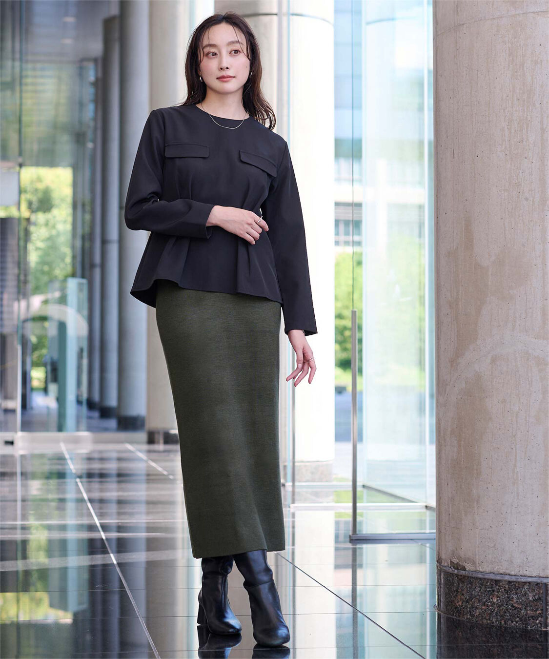 ur's「ミラノリブニットセットアップ」|ニット・セーター|