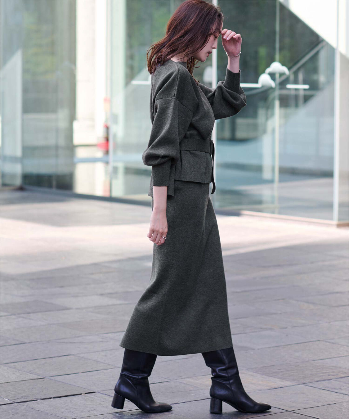 ur's「ミラノリブニットセットアップ」|ニット・セーター|