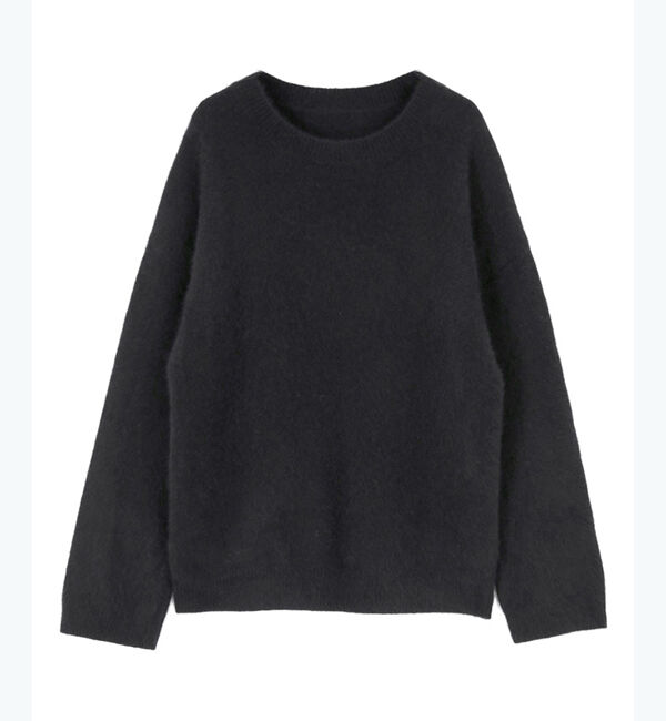 ur's「【星玲奈さんコラボアイテム】ウール混クルーネックニットプルオーバートップス」|ニット・セーター|