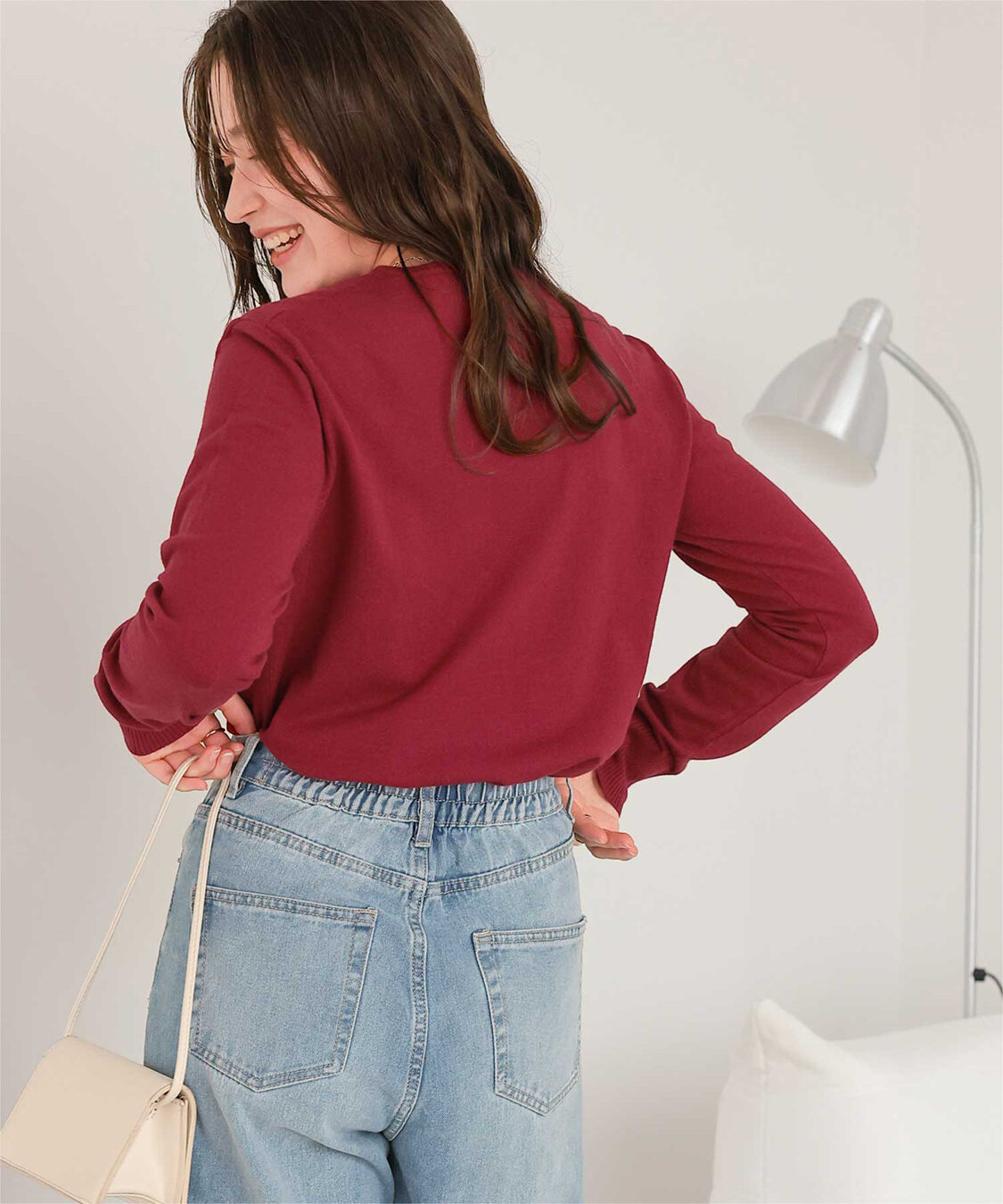 titivate「なめらか手触りカシミヤタッチクルーネックニット」|ニット・セーター|