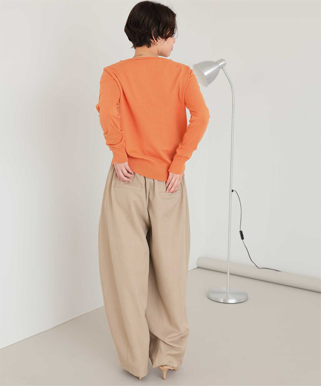 titivate「なめらか手触りカシミヤタッチボートネックニット」|ニット・セーター|