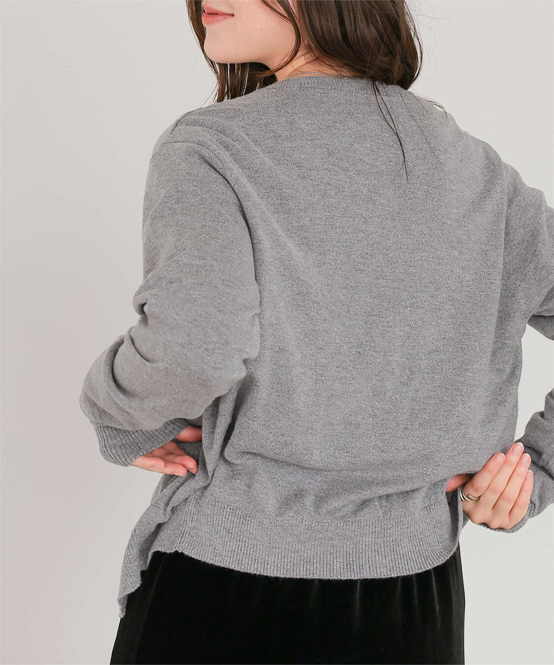 titivate「なめらか手触りカシミヤタッチニットカーディガン」|ニット・セーター|