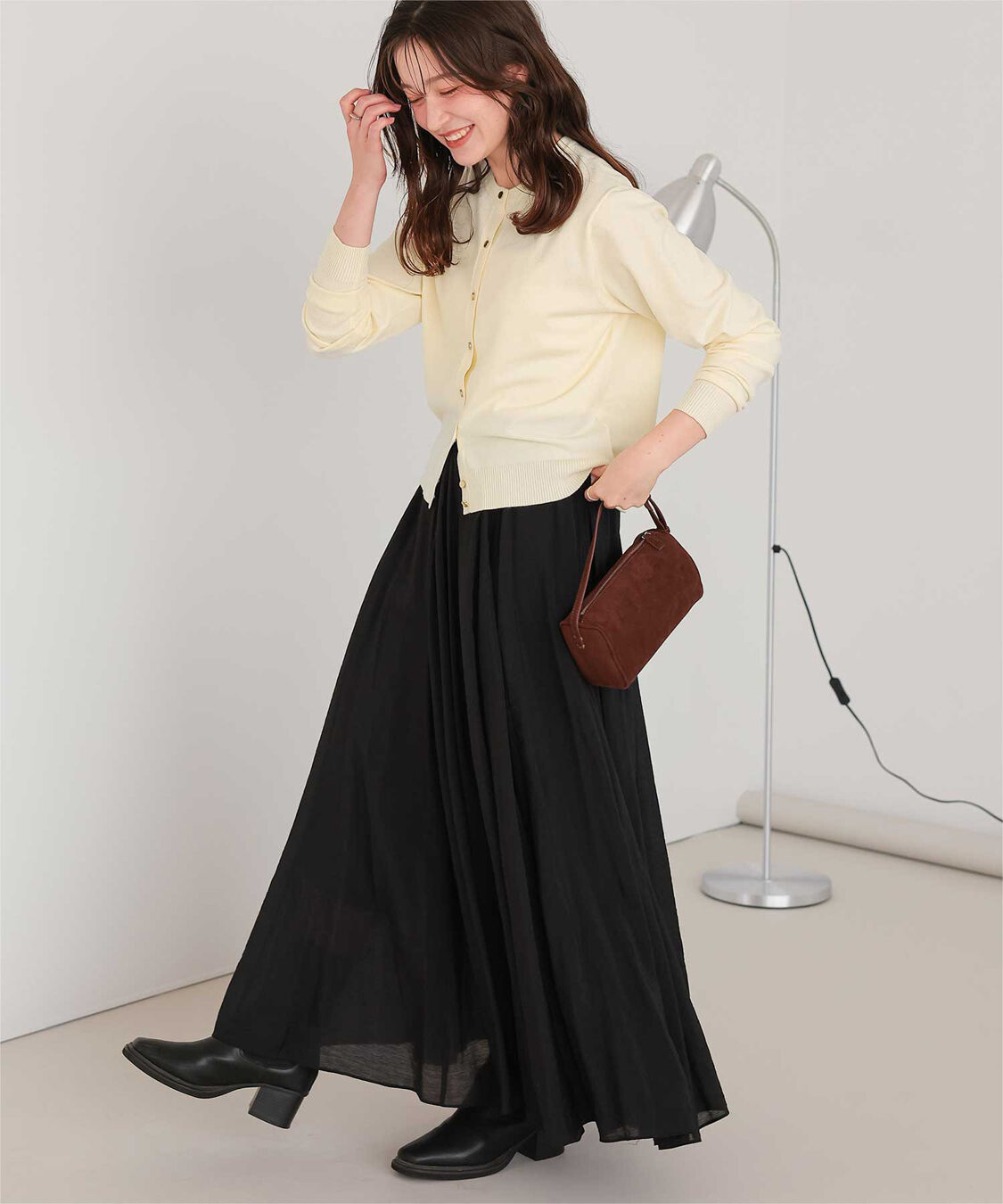 titivate「なめらか手触りカシミヤタッチニットカーディガン」|ニット・セーター|