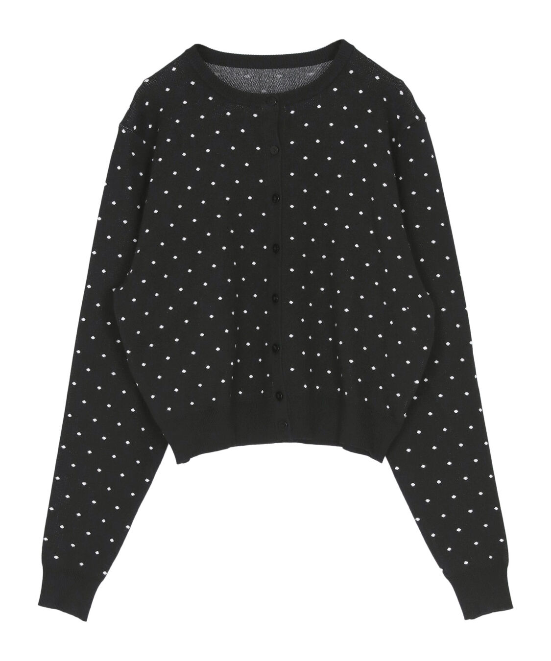 titivate「ドットジャガードニットカーディガン」|ニット・セーター|