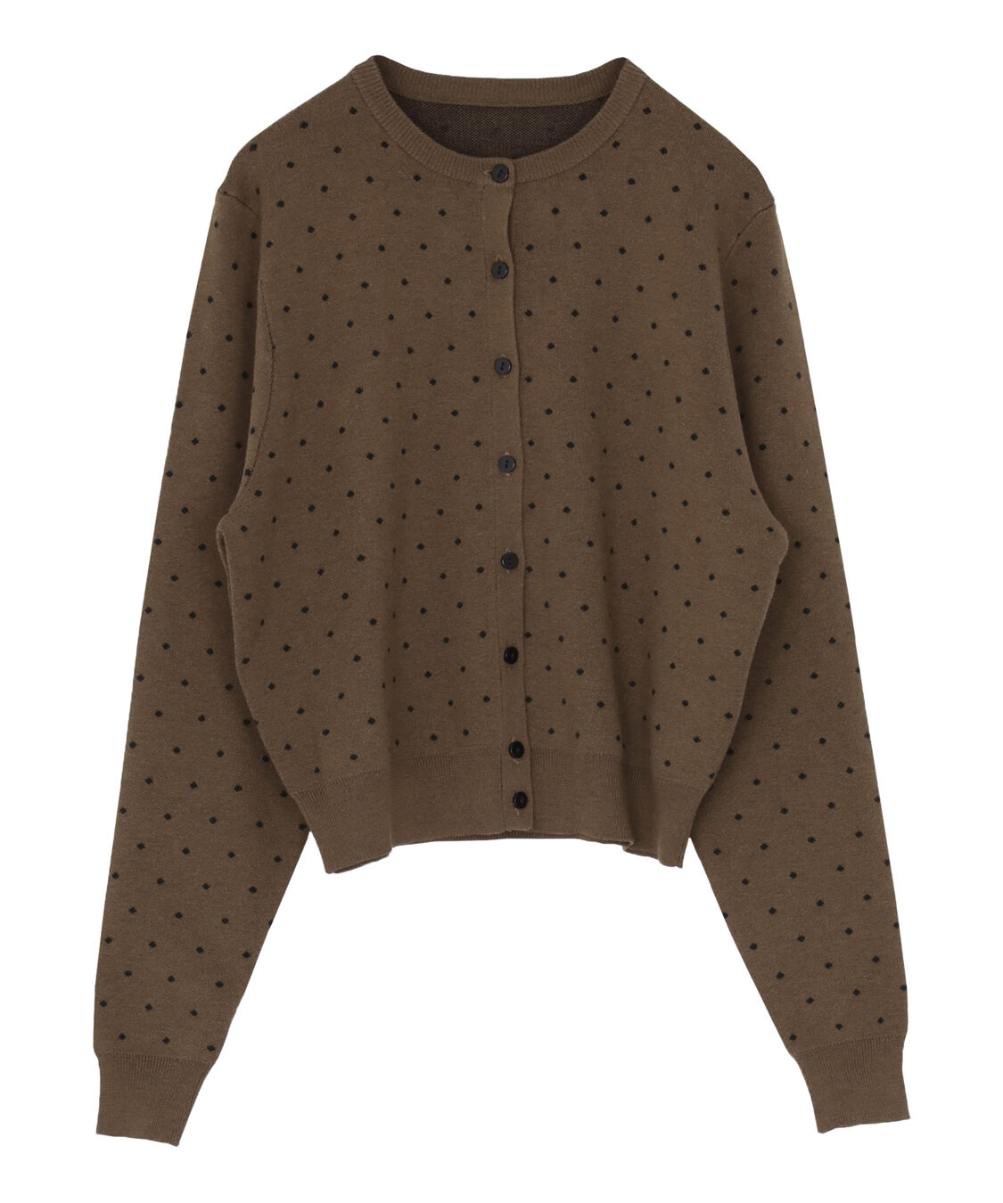 titivate「ドットジャガードニットカーディガン」|ニット・セーター|