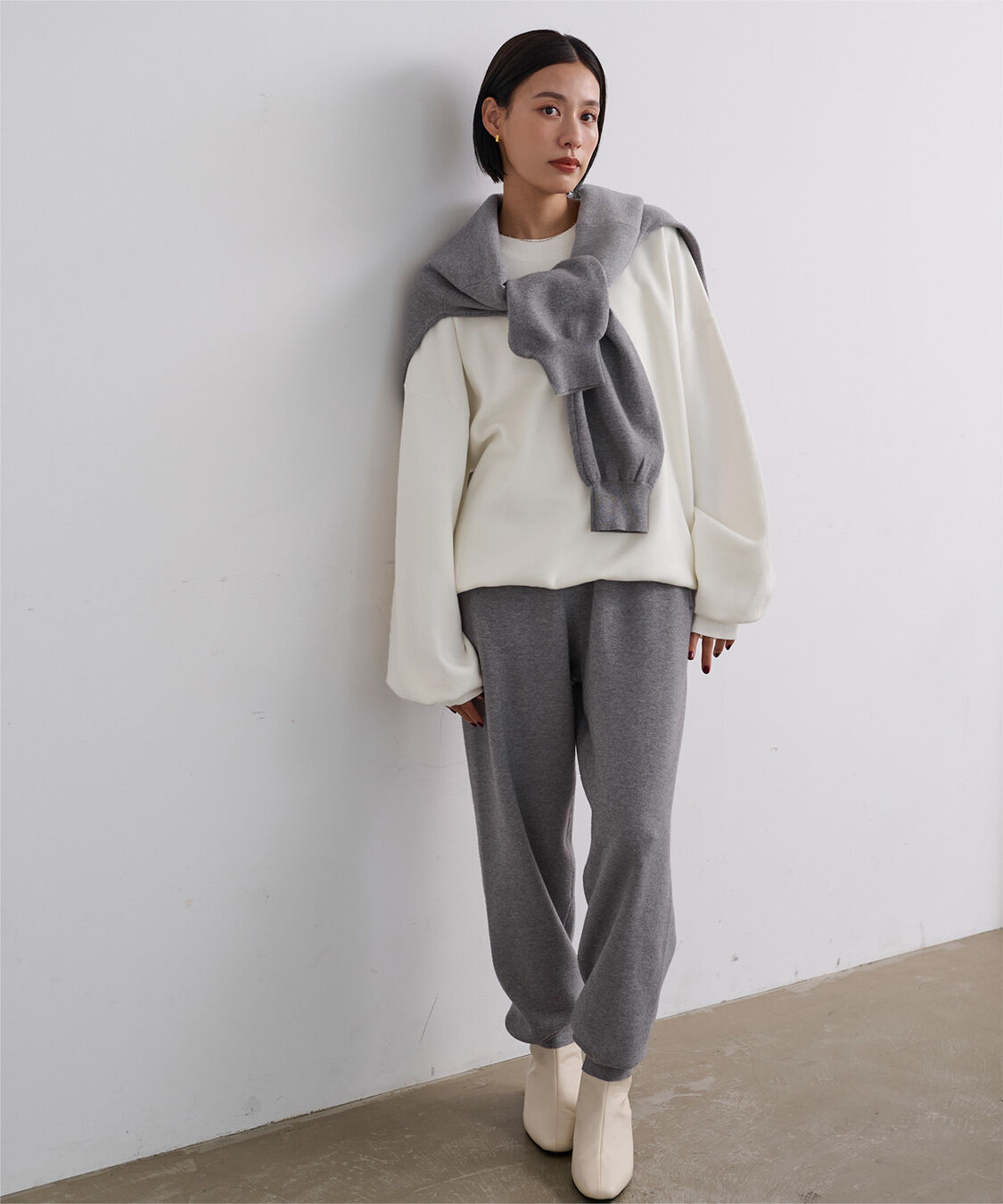 ur's「【黒川翼さんコラボアイテム】スウェットライクオーバーサイズニット」|ニット・セーター|