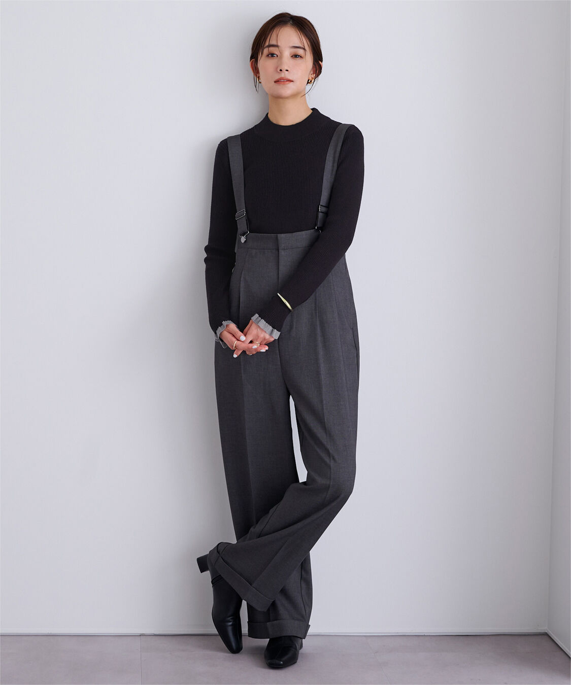 ur's「シアースリーブプチハイネックリブニット」|ニット・セーター|