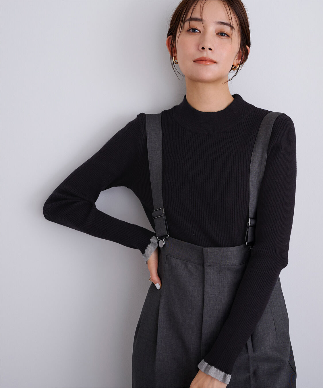 ur's「シアースリーブプチハイネックリブニット」|ニット・セーター|