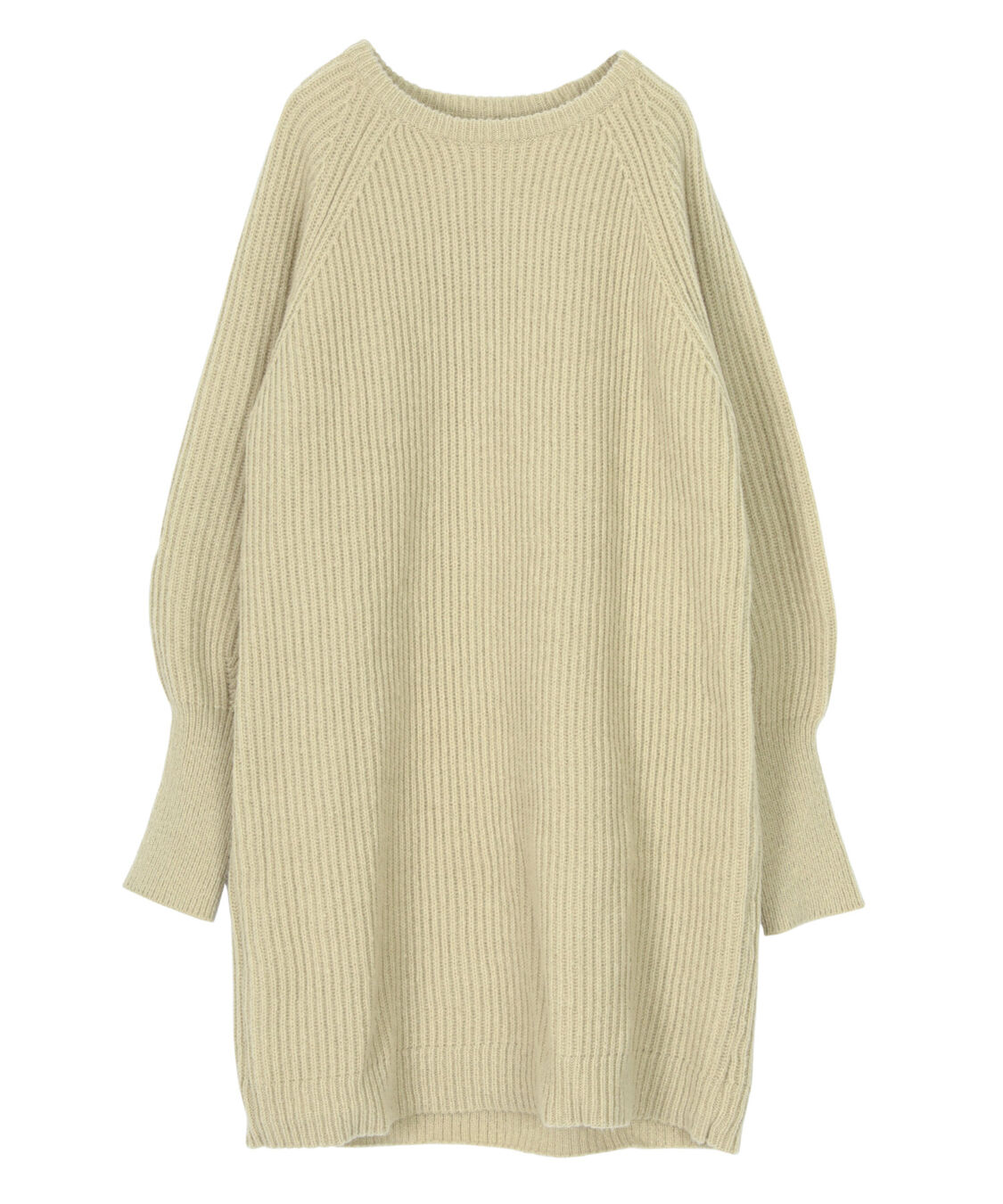 titivate「ボリュームスリーブニットミニワンピース」|ワンピース|