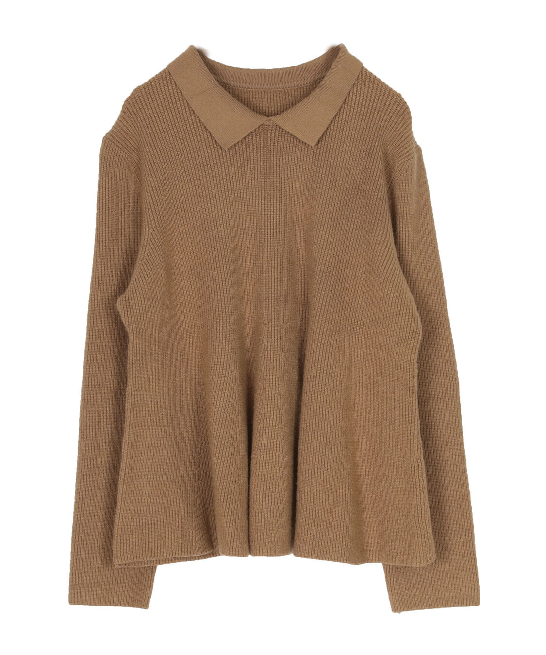 ur's「襟付きペプラムニット」|ニット・セーター|