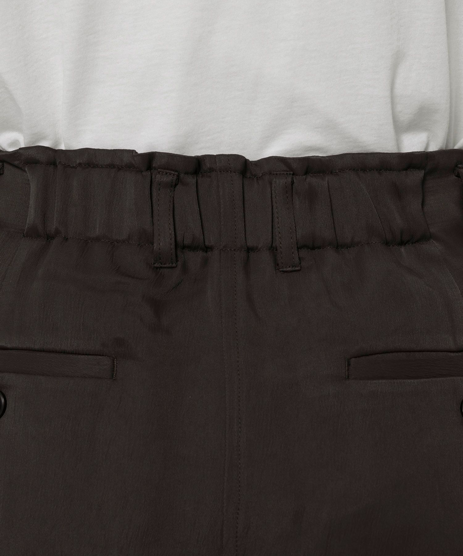 BABYLONE「アセテートメローIラインスカート」|スカート|